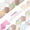 Easter Ribbon Wired 6 Rolls 2.5 Inch x 36 Yards TTL, Eggs and Bunny Easter Ribbons for Baskets, Striped and Polka Dot Wide Ribbons for Crafts Spring Wreath Gift Wrapping Bow Decoration